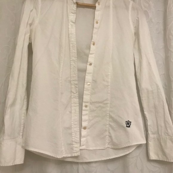 Massimo Dutti White Long Sleeve Shirt - Picture 2 of 5
